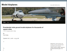 Tablet Screenshot of modelairplane.com